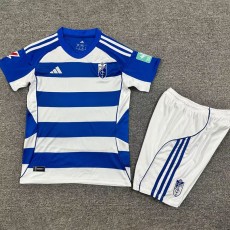 2025/26 Granada Away Blue Fans Kids Soccer jersey