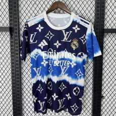2025/26 R MAD Special Edition blue and black Fans Soccer jersey