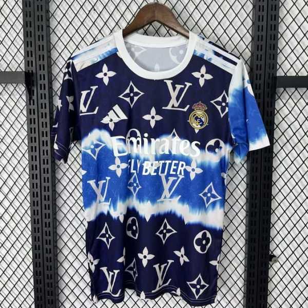 2025/26 R MAD Special Edition blue and black Fans Soccer jersey