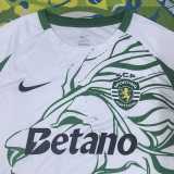 2025/26 Sporting Lisbon White 狮头 Training Shirts