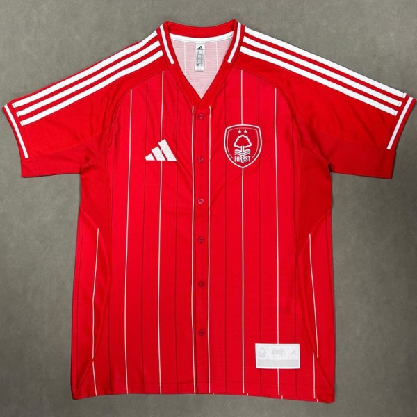 2025/26 Nottingham Forest Red Casual Cotton T-shirt