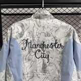2025/26 Man City White & Blue Double Sided Windbreaker