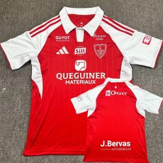 2025/26 Stade Brestois 29 Home Fans Soccer jersey