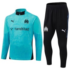 2025/26 Marseille Light blue Half Pull Tracksuit