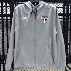 2025/26 Sao Paulo FC Gray Windbreaker