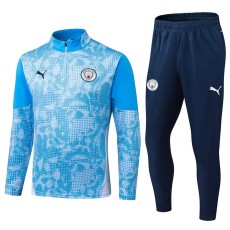 2025/26 Man City Azure Half Pull Tracksuit