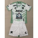 2025/26 Leon Away Aqua Fans Kids Soccer jersey