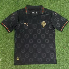 2025 Portugal Special Edition Black Fans Soccer jersey