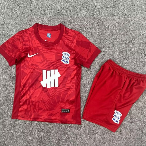 2025/26 Birmingham City 3RD Red Fans Kids Soccer jersey