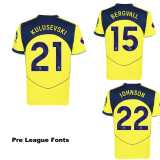 [PLAYER] 2025/26 TOT 3RD Yellow Player Soccer jersey