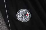 2025/26 Ajax White Kids Half Pull Tracksuit