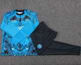 2025/26 Napoli Blue Half Pull Tracksuit