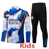 2025/26 R MAD Blue Kids Half Pull Tracksuit
