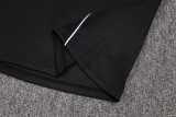2025 Argentina Black Kids Half Pull Tracksuit