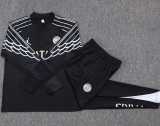 2025/26 PSG Black Kids Half Pull Tracksuit