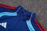 2025/26 ASN Dark Blue Kids Half Pull Tracksuit