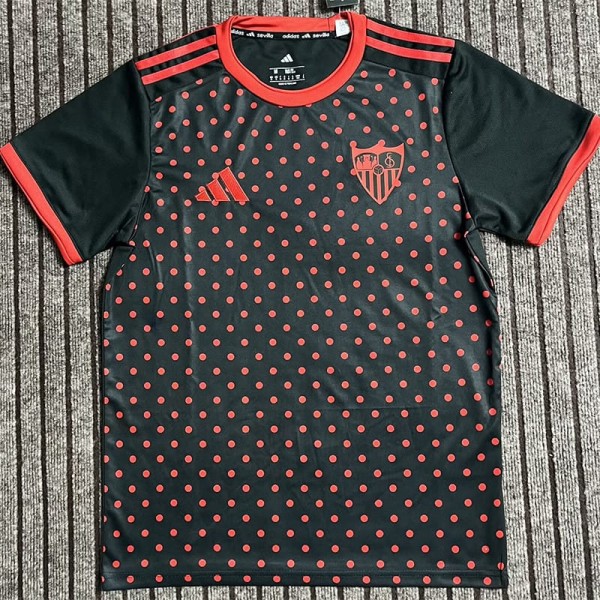 2025/26 Sevilla Black Training Shirts