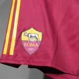 [PLAYER] 2025/26 Roma Home Crimson Player Soccer Shorts