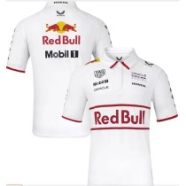 2025 Red Bull F1 White Polo Racing Suit