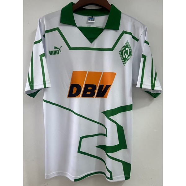 1993 SV Werder Bremen Home White Retro Soccer jersey