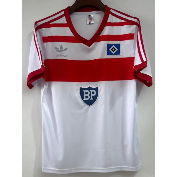 1982/83 Hamburger SV Home White Retro Soccer jersey