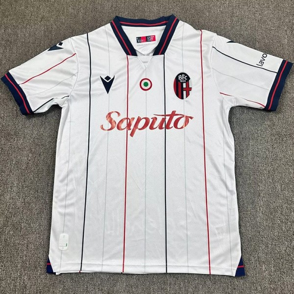 2025/26 Bologna FC 1909 Away White Fans Soccer jersey