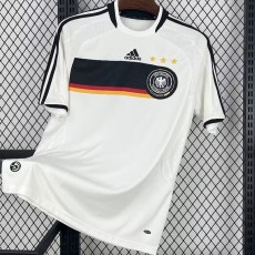 2008 Germany Home White Retro Soccer jersey