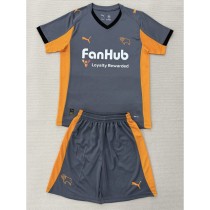 2025/26 Derby County Away Gray Fans Kids Soccer jersey