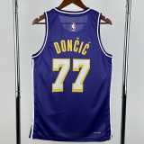 2025/26 LAKERS DONCIC #77 Purple NBA Jerseys