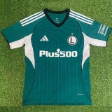 2025/26 Legia Warsaw Away Green Fans Soccer jersey