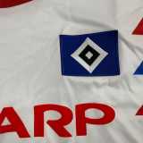 1990/91 Hamburger SV Home White Retro Soccer jersey