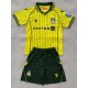 2025/26 Wrexham Away Yellow Fans Kids Soccer jersey