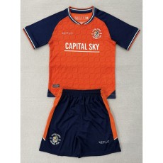 2025/26 Luton Town Home Red Fans Kids Soccer jersey
