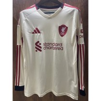 2025/26 LIV Away White Fans Long Sleeve Soccer jersey