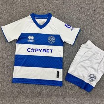 2025/26 Queens Park Rangers Home White Fans Kids Soccer jersey