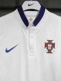 [PLAYER] 2014 Portugal Away White Retro Player Soccer jersey