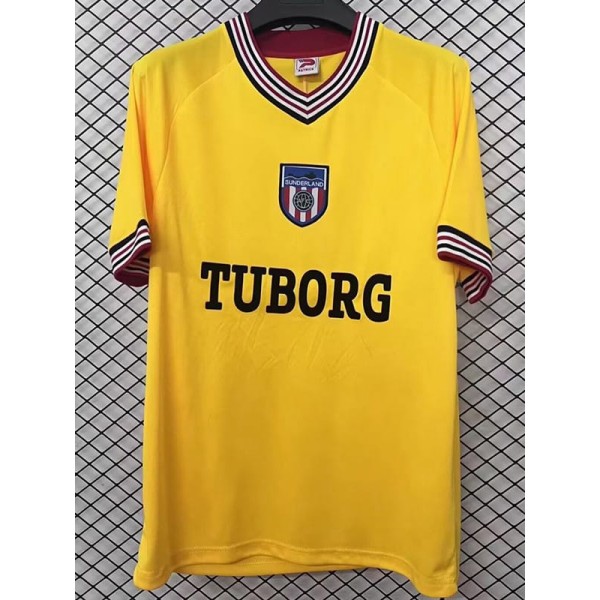 1986/87 Sunderland 3RD Yellow Retro Soccer jersey