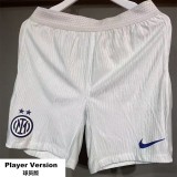 [PLAYER] 2025/26 INT Away White Player Soccer Shorts
