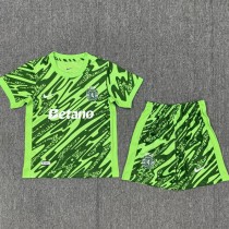 2025/26 Sporting Lisbon GKG Green Fans Kids Soccer jersey