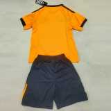 2025/26 Roma Away Orange Fans Kids Soccer jersey