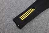 2025/26 Roma Black Half Pull Training Pants