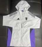 2025/26 Man Utd White Windbreaker