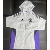 2025/26 Man Utd White Windbreaker