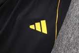 2025/26 Roma Black Half Pull Training Pants