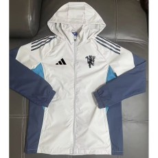 2025/26 Man Utd White Windbreaker