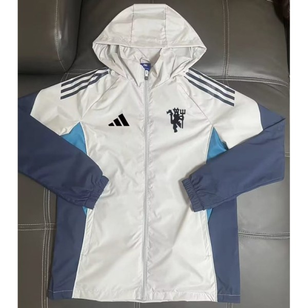 2025/26 Man Utd White Windbreaker