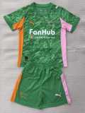 2025/26 Derby County GKG Green Fans Kids Soccer jersey