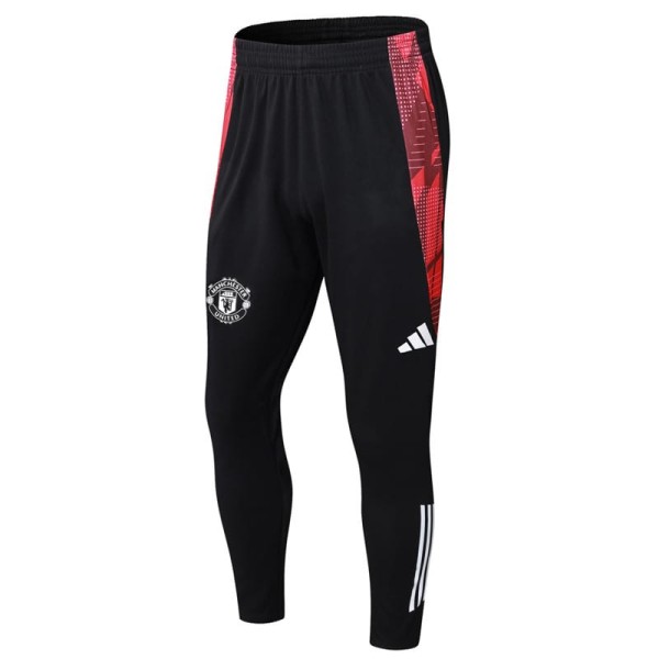 2025/26 Man Utd Black Half Pull Training Pants