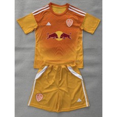 2025/26 Leeds United GKO Orange Fans Kids Soccer jersey