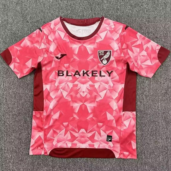 2025/26 Norwich City 3RD Pink Fans Soccer jersey